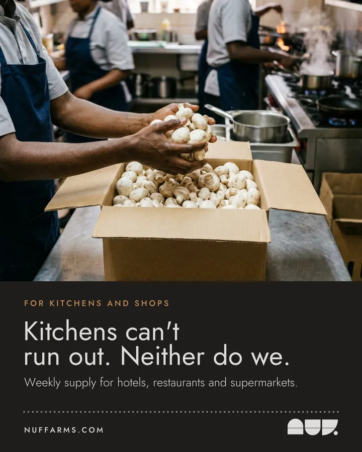 Poster: Kitchens can't run out. Neither do we.